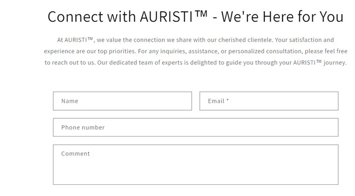 auristi jewelry contact info